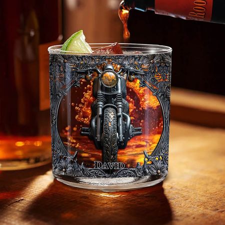 Biker Whiskey - Personalized Whisky Whiskey Glass
